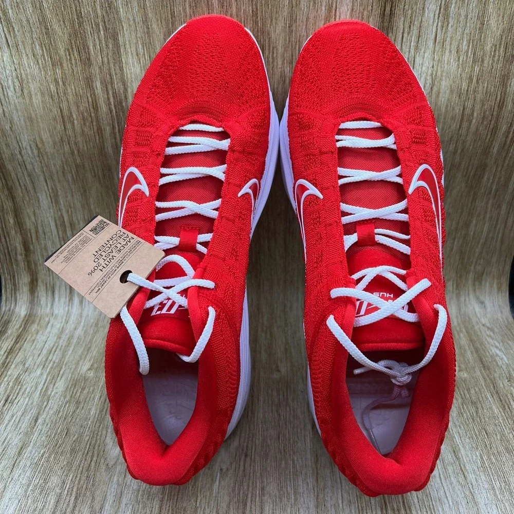 Nike Air Zoom GT Hustle 3 TB Promo Mens 17 Red White Basketball Shoes HM0268-600